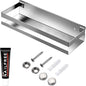 Rustproof Metal Storage Floating Shelves Wall Mounted Rectangular Shelf by GEINIFAFA