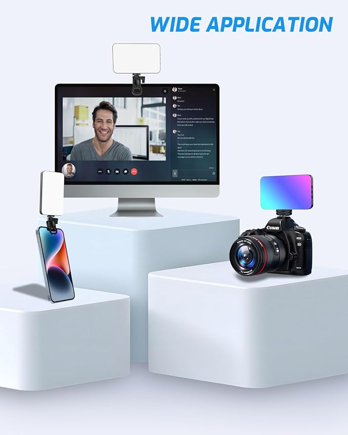 5000 mAh Portable Selfie Light for iPhone: RGB Rechargeable Phone Fill Lights - Image 7