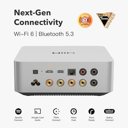 WiiM Amp Ultra with Voice Remote 2 | 100W Streaming Amplifier with Premium ESS - Image 2