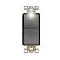 LIDER Minimalist Design Matte Finish Lighted 4-Way Decorator Light Switch by LIDER