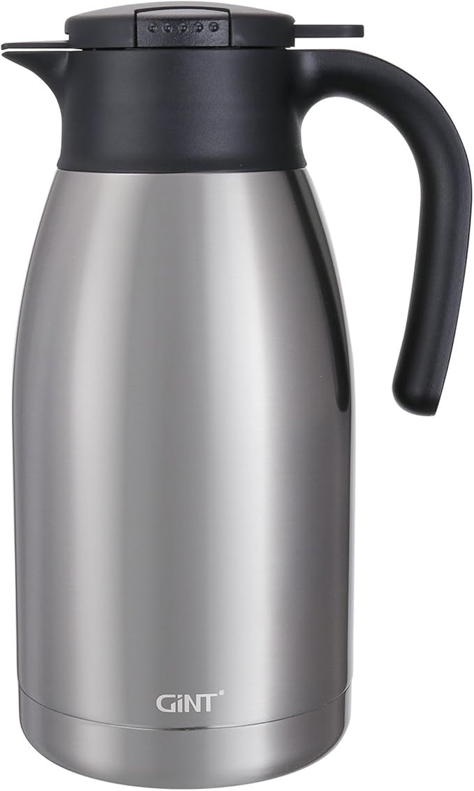 GiNT 64Oz Thermal Coffee Carafe, Insulated Stainless Steel Coffee Carafes by WelcometoGiNT