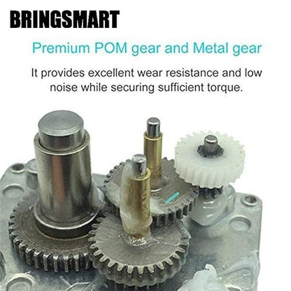 BRINGSMART A58SW31ZY 12V DC Worm Gear Motor Self-Locking Reversed Mini Turbine - Image 5