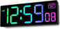 Soobest Large LED Digital Wall Clock 8 RGB Color Changing Display, Corded Plug by Soobest