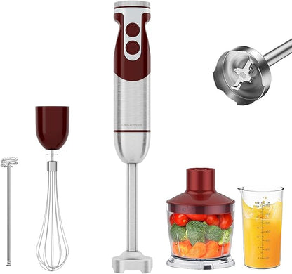 MegaWise 5-in-1 Immersion Hand Blender Set by MEGAWISE
