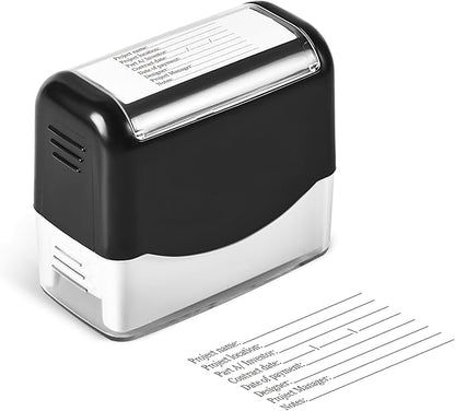 XX-Large Size Custom Self-Inking Stamp Customized Return Address Stamp - Image 3