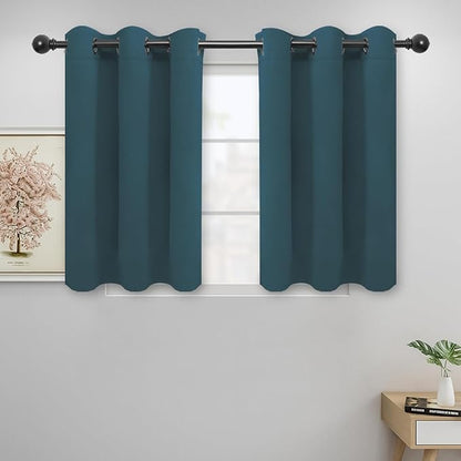 Easy-Going Blackout Curtains for Bedroom, Solid Thermal Insulated Grommet and by Easy-Going