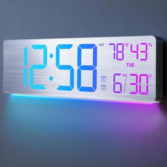 18.5" Large Digital Wall Clock by Tarinks