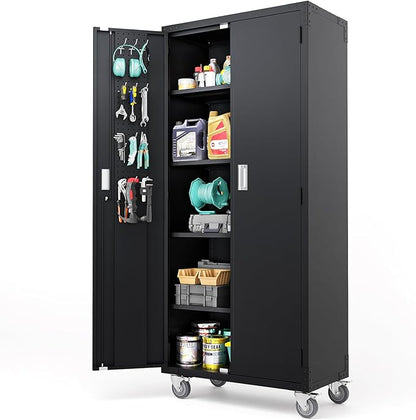 VINGLI 72'' Tall Garage Storage Cabinet, Metal Storage Cabinet by VINGLI
