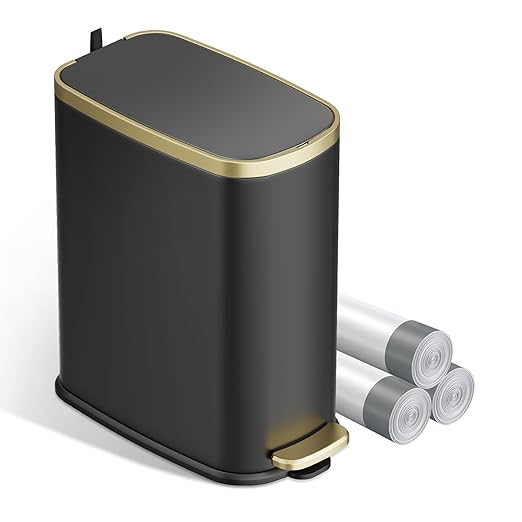 KUK Small Bathroom Trash Can by KUK