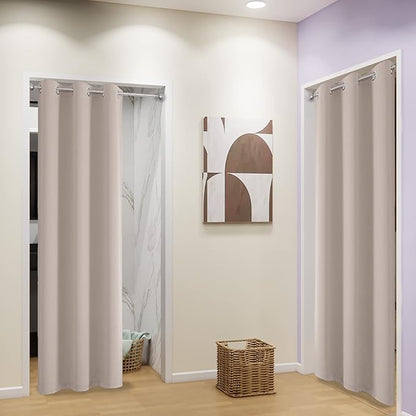 DUALIFE Room Darkening Window Draperies Curtain Panels - Image 2