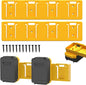 Battery Rack Compatible with DeWalt 20V Battery Holder, Mount 4 Slot Bulk by SZWJT-LV