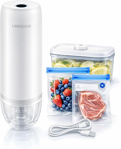 Handheld Vacuum Sealer for Food Storage, Cordless Mini Vacuum Pump by Unknown