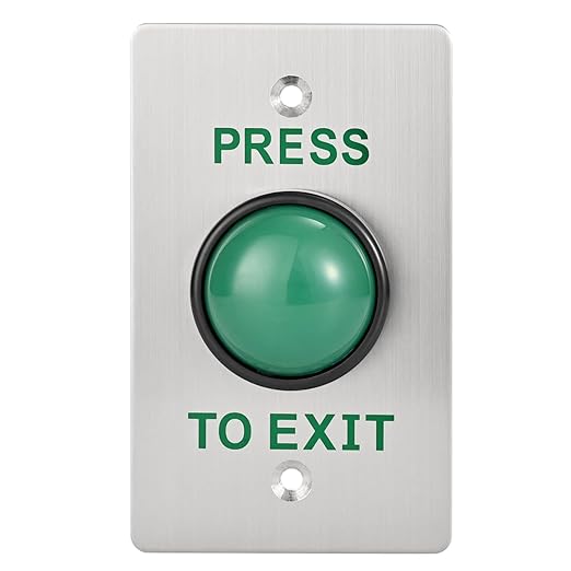 Push to Exit Button for Door Access Control Big Press Button IP68 Waterproof by YUHANUS