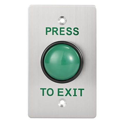 Push to Exit Button for Door Access Control Big Press Button IP68 Waterproof by YUHANUS
