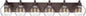 METWET Oil Rubbed Bronze Bathroom Light Fixtures, 6-Light Bathroom Vanity by Metwet