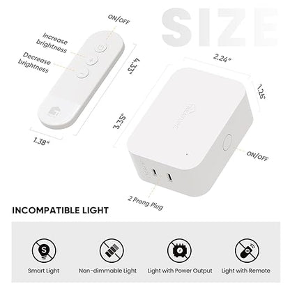 TREATLIFE 2 in 1 Dimmer Plug - Image 2