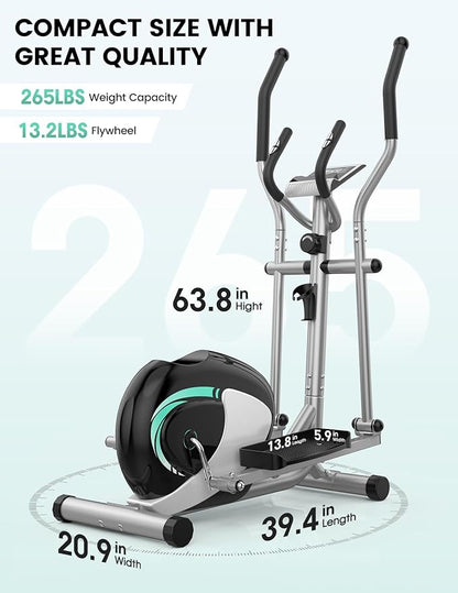 THERUN Elliptical Machine for Home, Hyper-Quiet Elliptical Exercise Machine - Image 7