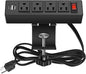 HHSOET Desk Clamp Power Strip, Desktop Power Outlet Clamp Mount by HHSOET