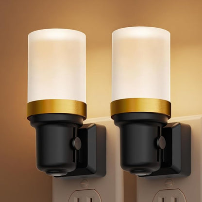 L LOHAS LED Night Light, 2 Pack Night Lights Plug into Wall, Dimmable Nightlight by LLOHASLED