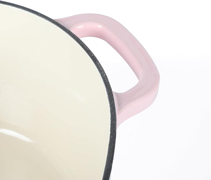 Martha Stewart Heart Shaped 4-Quart Enamel Cast Iron Dutch Oven - Image 4