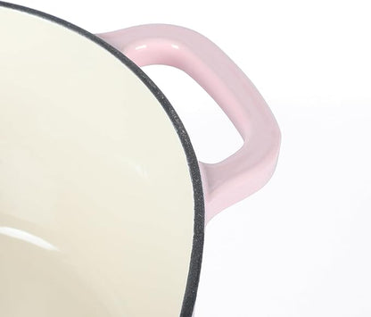 Martha Stewart Heart Shaped 4-Quart Enamel Cast Iron Dutch Oven - Image 4