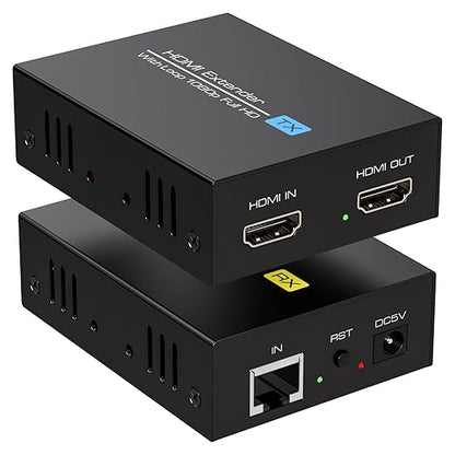 PVBCTCSID 400ft HDMI Extender Over Cat5e/6 1080P HDMI Monitor Extender Over by PVBCTCSID
