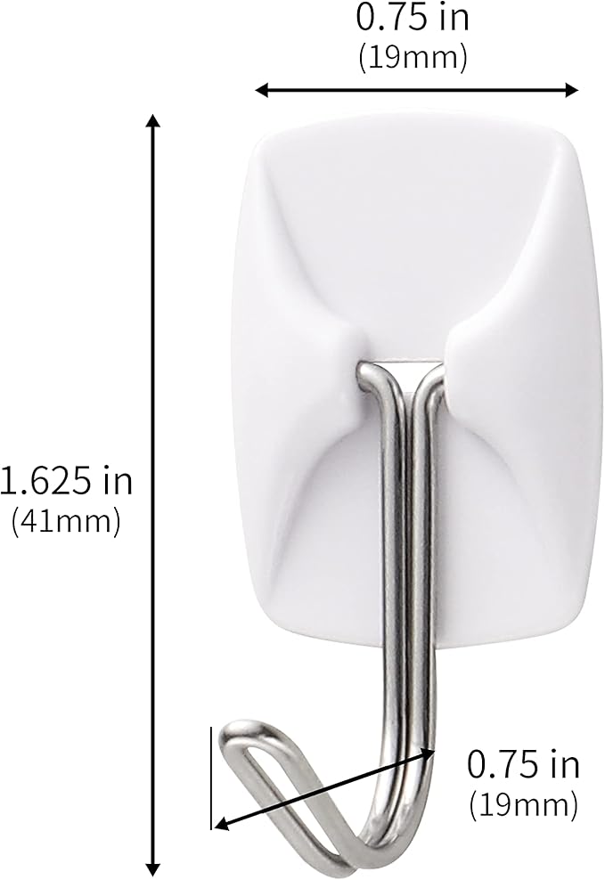 20 Small Hooks+40 Removable Strips, Heavy Duty - Image 2