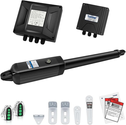TOPENS A8131 Single Swing Gate Opener Heavy Duty Automatic Gate Motor by TOPENS
