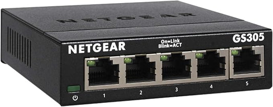 NETGEAR 5-Port Gigabit Ethernet Unmanaged Essentials Switch by NETGEAR