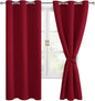 Hiasan Blackout Curtains for Bedroom and Living Room, Light Blocking, Noise by Hiasan