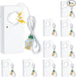 Hoteam 5 Pcs Water Sensor Alarm Leak Detector 120db Water Leak Alarm 9v Battery by Hoteam