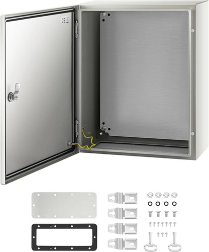 VEVOR NEMA Steel Enclosure, IP66 Waterproof & Dustproof, Outdoor/Indoor by VEVOR