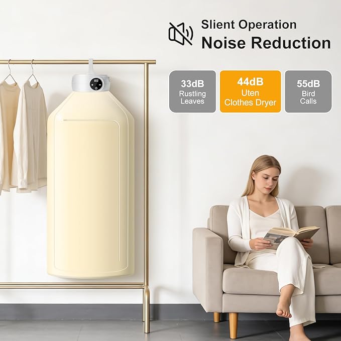 Uten Portable Clothes Dryer, Lightweight Mini Dryer - Image 6