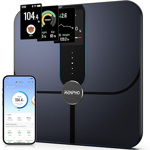 RENPHO Smart Scale for Body Weight Fat, Digital Bathroom Scale by RENPHO