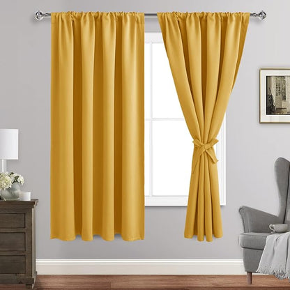 JIUZHEN Blackout Curtains for Bedroom by JIUZHEN