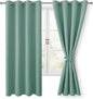 Hiasan Blackout Curtains for Bedroom, 52 x 63 Inches Length by Hiasan