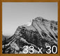 Frame It Easy 33 x 30 Hazel Wood Frame by FrameItEasy