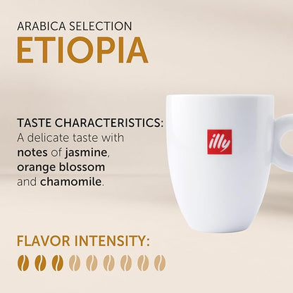 illy Arabica Selections Ethiopia Whole Bean Coffee, 100% Arabica Bean Single - Image 2