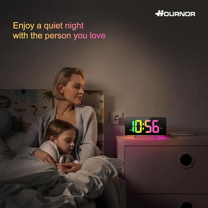 Digital Alarm Clock, Large LED Digital Clock - Image 4