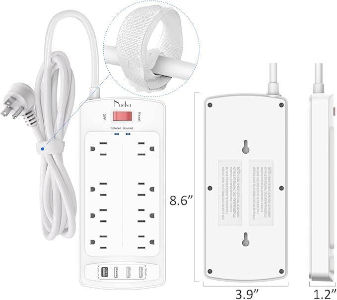 Surge Protector Power Strip - Image 7