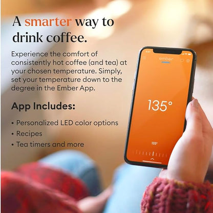 Ember Temperature Control Smart Mug 2, 10 Oz, App-Controlled Heated Coffee Mug - Image 2