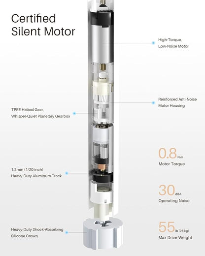 Smart Zebra Blinds for Windows, Alexa Motorized Blinds - Image 5