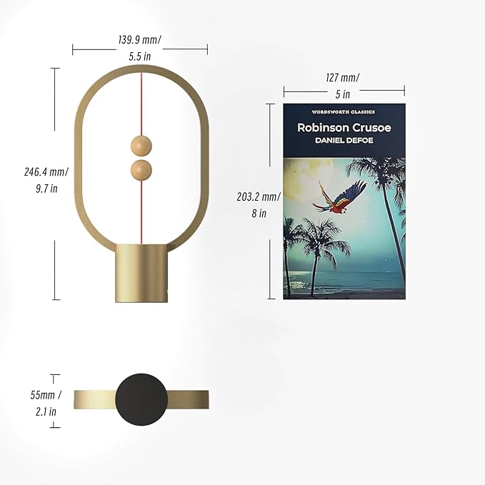 Bedroom Lamps - Mini Balance Lamp, Bedside Lamp, Nightstand Lamp, 3 Level - Image 4