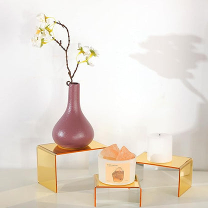 Chuangdi 2 Sets Acrylic Display Risers, Product Stand, Jewelry Display Riser - Image 7