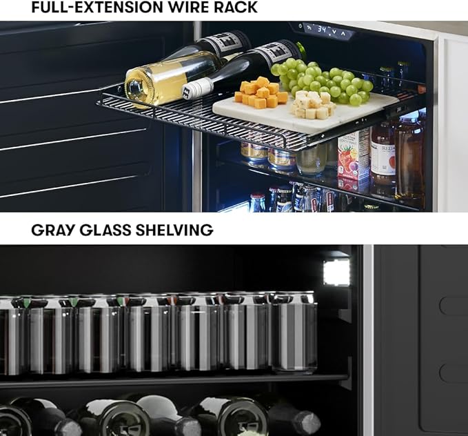 Zephyr Presrv 24 Inch Outdoor Wine Fridge & Beverage Refrigerator Single Zone - Image 5