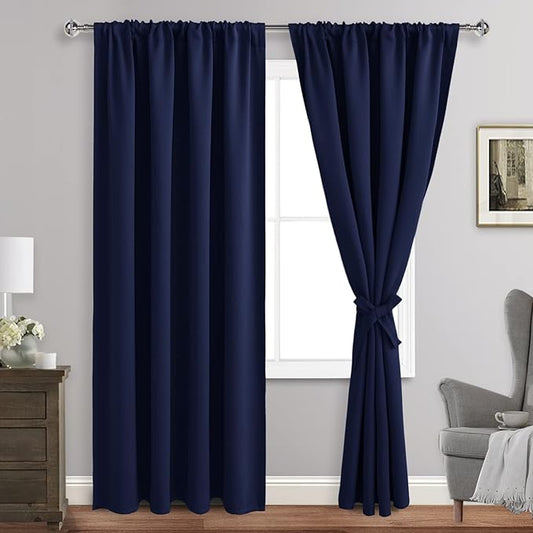 JIUZHEN Blackout Curtains for Bedroom by JIUZHEN