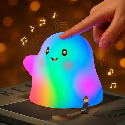 nextanG RGB Ghost Night Light – Color-Changing Tap Control Fun Toy by Unknown