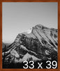 Frame It Easy 33 x 39 Russet Wood Frame by FrameItEasy