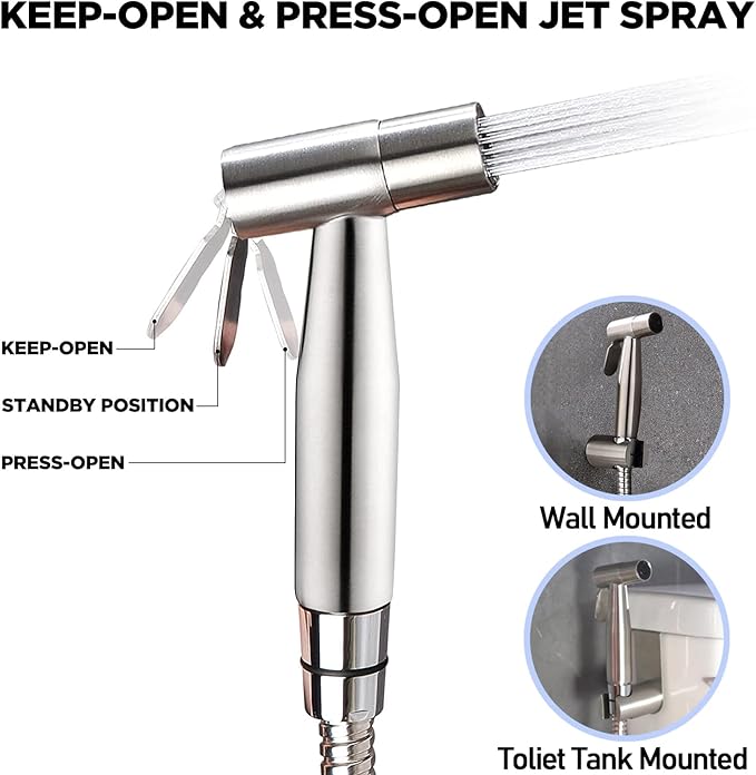 Handheld Bidet Sprayer for Toilet, Bidet Attachment for Warm Water, Hot and - Image 5