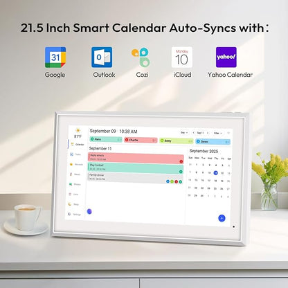 BOCT 21.5'' Digital Calendar Wall - Image 2